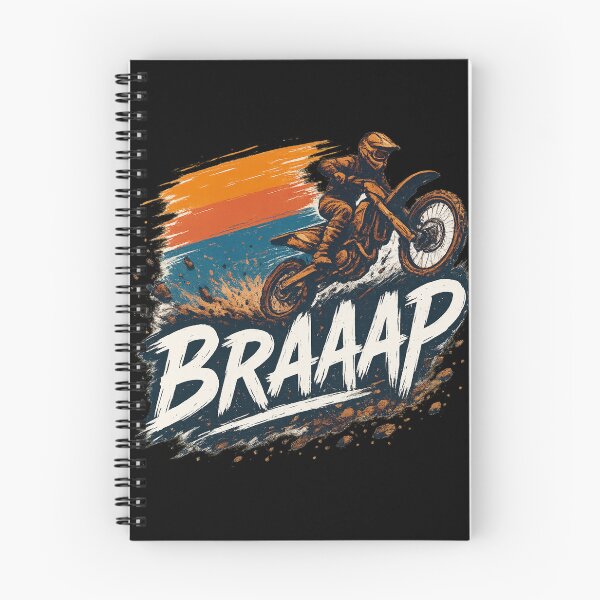 Item preview, BRAAAP Motocross Rider Dirt Bike Action – Extreme Sports Design designed and sold by Kempworx Art.
