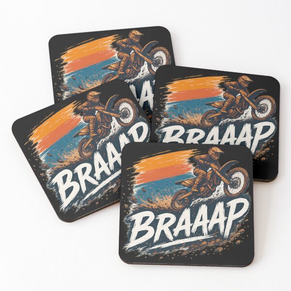 Item preview, BRAAAP Motocross Rider Dirt Bike Action – Extreme Sports Design designed and sold by Kempworx Art.