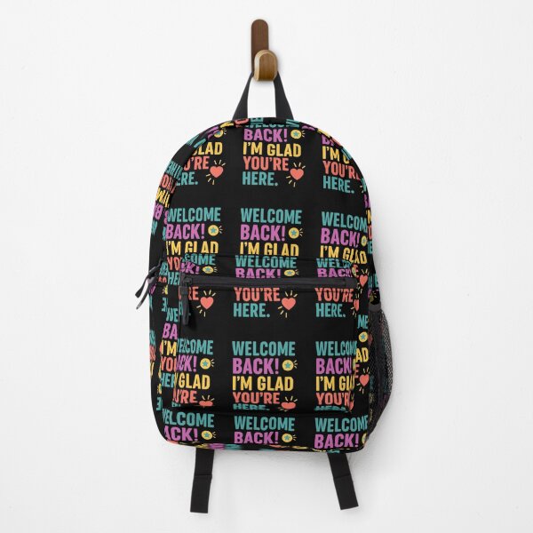 Item preview, Welcome Back T-Shirt, I'm Glad You're Here Shirt, Teacher Appreciation Gift, First Day of School Tee, Positive Message Top, Back To School designed and sold by MasCorner.