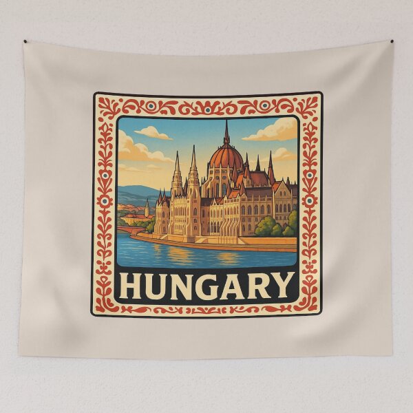 Item preview, Hungary - Budapest Parliament on the Danube designed and sold by Myra365Art.