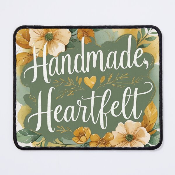 Item preview, Handmade & Heartfelt – Maker’s Motto designed and sold by SproutStitchHandmade.
