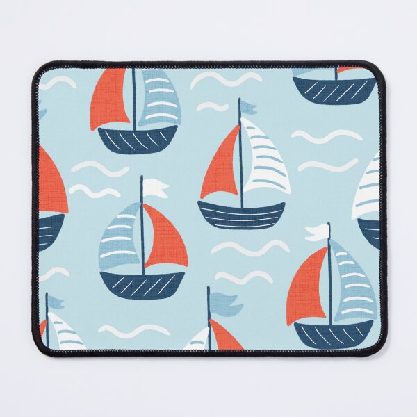 Item preview, Cute Nautical Sailboat Pattern for Kids | Red Blue Summer Ocean Design Kids Clothing designed and sold by FestivityFinds.