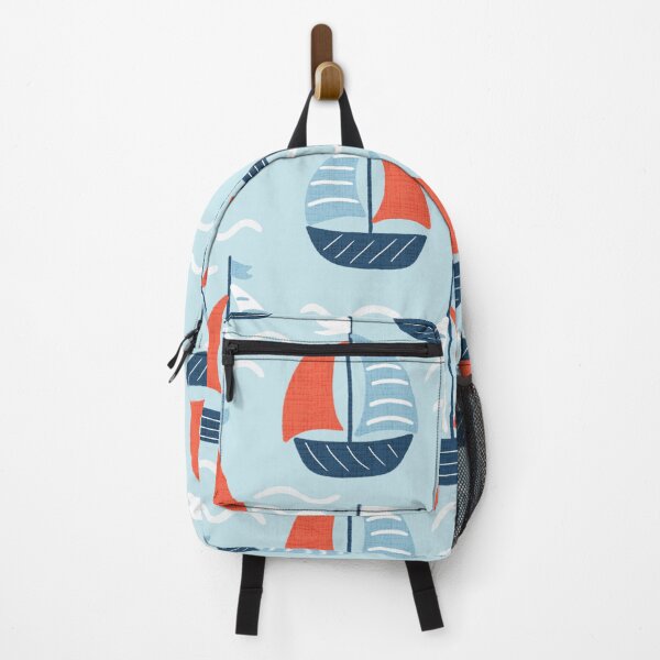 Item preview, Cute Nautical Sailboat Pattern for Kids | Red Blue Summer Ocean Design Kids Clothing designed and sold by FestivityFinds.