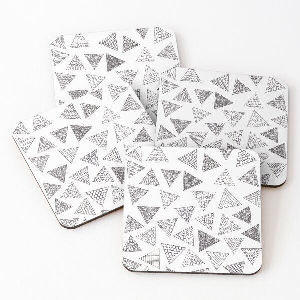 Item preview, Triangles Zentangle designed and sold by DesignPMG.