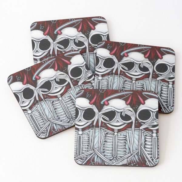 Item preview, Three Wise Skellies - Skeleton Art Gothic Fantasy designed and sold by Morbidly Adorable: Art of Misty Monster.
