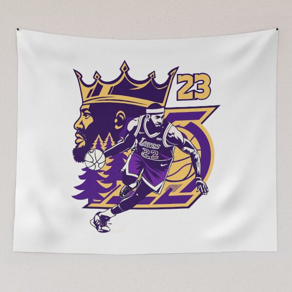 Item preview, Lebron James King Of Basketball Dunk designed and sold by graphic-genie.
