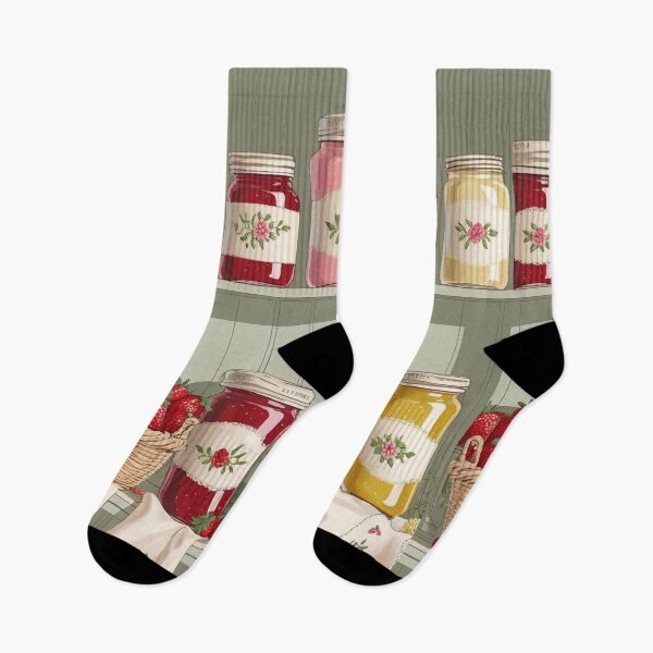 Item preview, Strawberries & Jam – Cheerful Cottage Kitchen Pastels designed and sold by Deezyned.