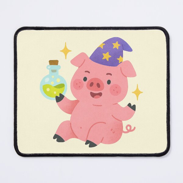 Item preview, Enchanted Potion Pig Wizard designed and sold by zzz888.