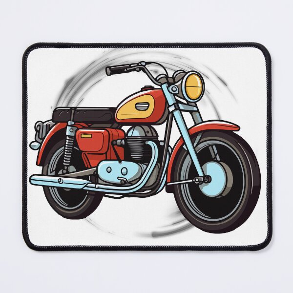 Item preview, Vintage Motorcycle Silhouette Design designed and sold by LaiDeeByAiya.