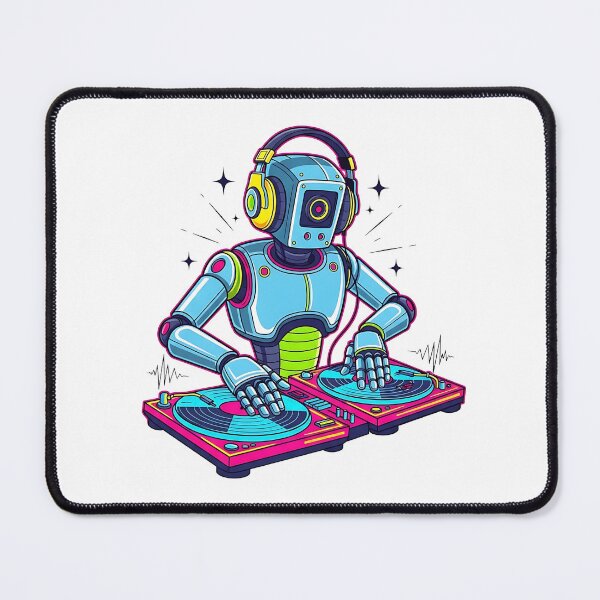 Item preview, Robot with DJ designed and sold by misbahsiro.