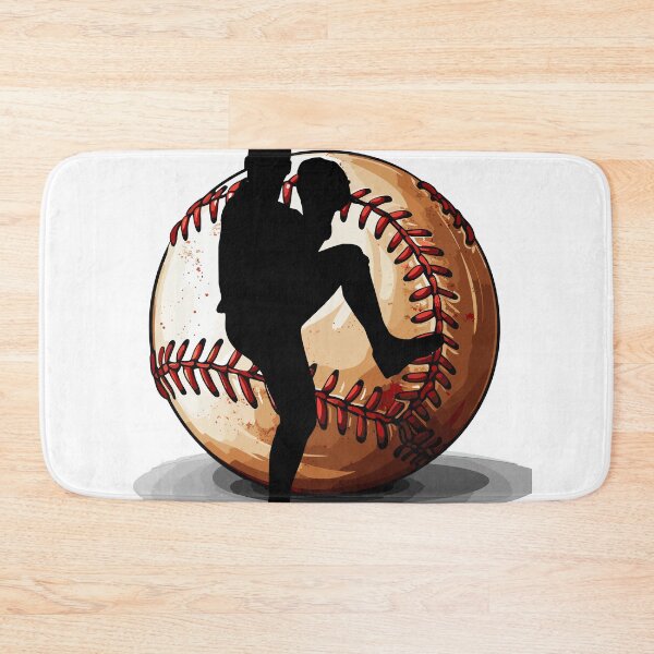 Item preview, Baseball Passion Silhouette Art designed and sold by LaiDeeByAiya.