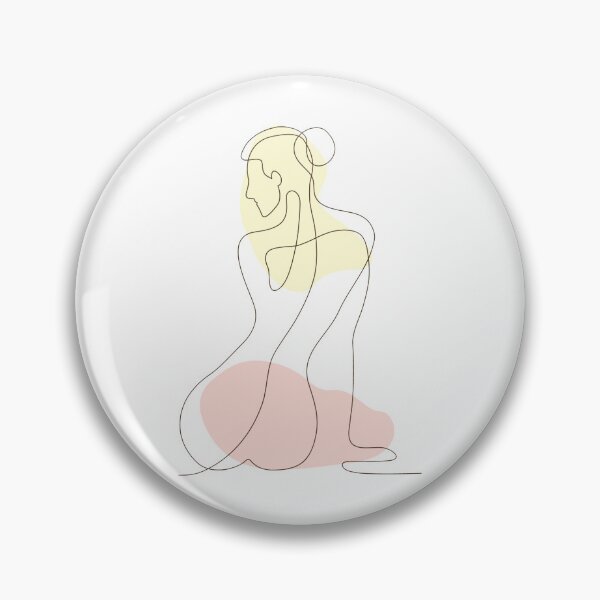 Artikelvorschau, Braun umrandete Figur mit sanften Farben entworfen und verkauft von SplashTastic.