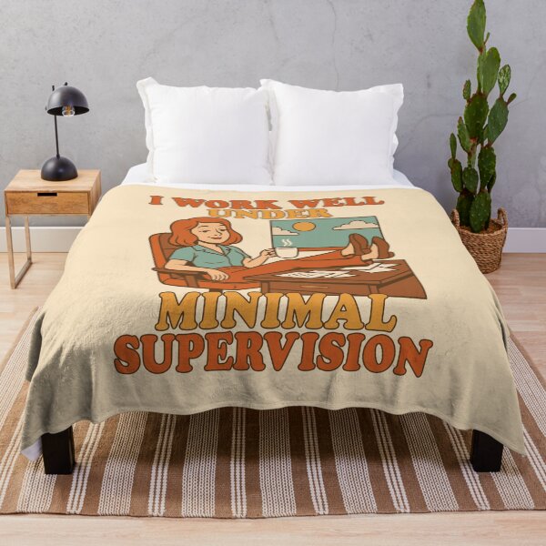 Item preview, I Work Well Under Minimal Supervision designed and sold by IKDG.