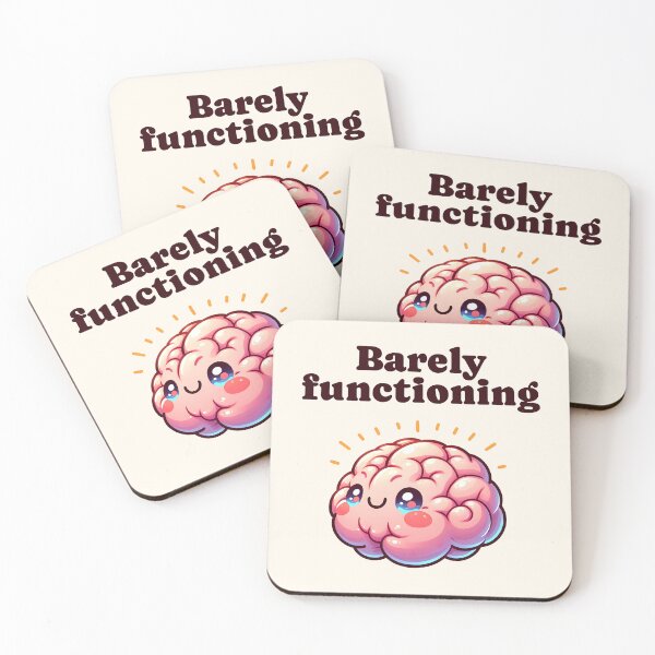 Item preview, Barely functioning brain Morcaworks designed and sold by Morcawork.