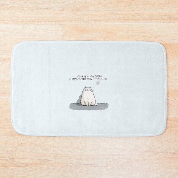 Item preview, Funny Overthinking Cat Meme designed and sold by VectiveLab.