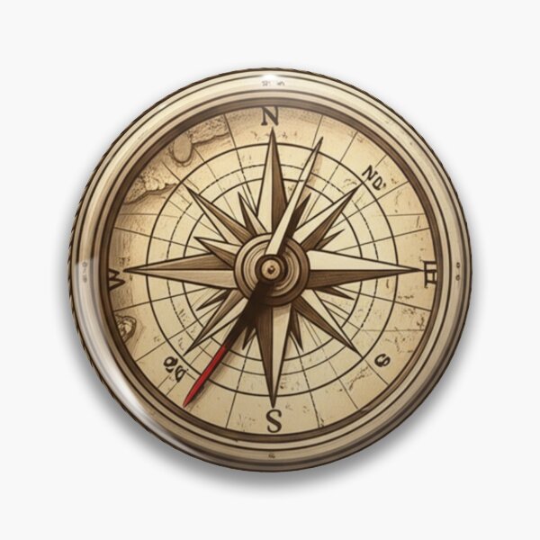 Item preview, Vintage Nautical Compass Rose Design designed and sold by PrintBreeze.
