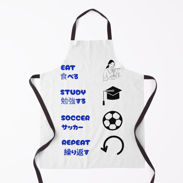 Item preview, "Eat Study Soccer Repeat Tee" designed and sold by Jamesteeshop09.