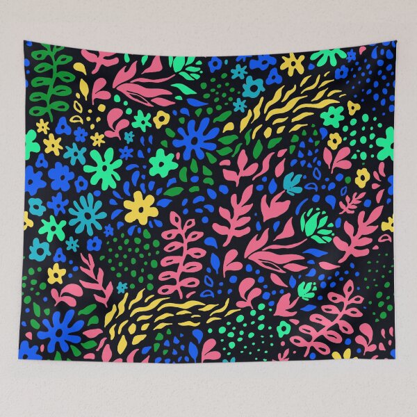 Item preview, Vibrant Floral Abstract Pattern – Bold Graphic Design T-shirt designed and sold by FestivityFinds.