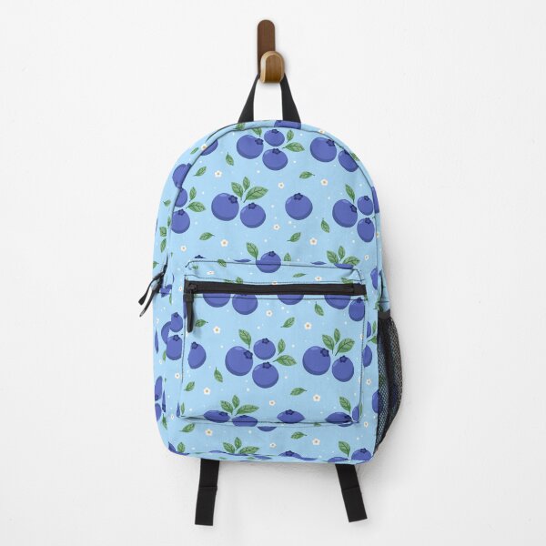 Item preview, Blueberry and Flower Pattern Sticker designed and sold by FestivityFinds.