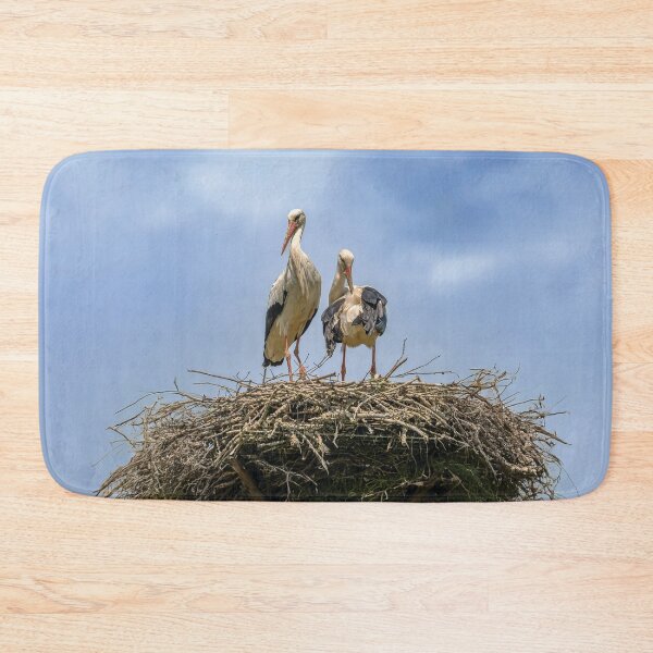 Item preview, Two storks in the nest designed and sold by Marcu Ioachim.