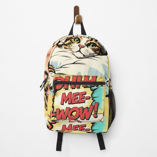 Item preview, 1960s Pastiche Cat Lovers Bedtime AI Pop Art MEE-WOW designed and sold by NickWhittleArt.