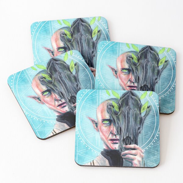 Item preview, The Emperor Solas - Dragon Age Tarot Card Illustration designed and sold by arlieopal.