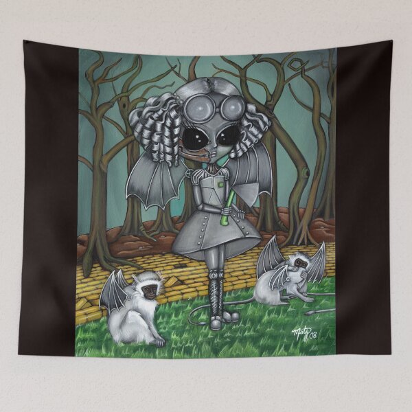 Item preview, Tin Girl - Wizard of Oz Gothic Fantasy Art designed and sold by Morbidly Adorable: Art of Misty Monster.