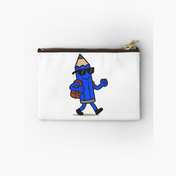 Item preview, Cool Blue Pencil with Sunglasses – Fun Cartoon School Design designed and sold by DKunic.