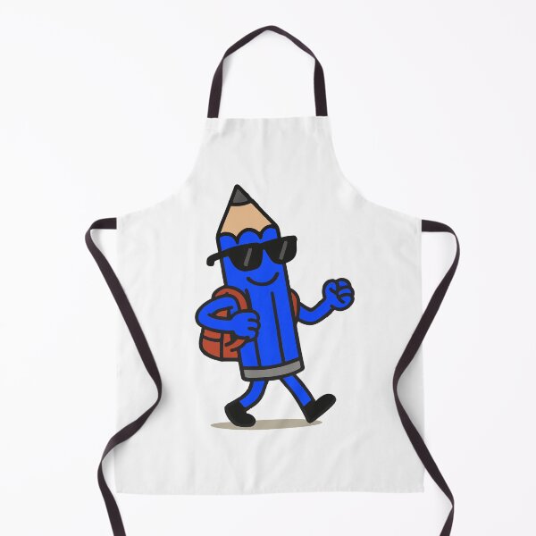 Item preview, Cool Blue Pencil with Sunglasses – Fun Cartoon School Design designed and sold by DKunic.