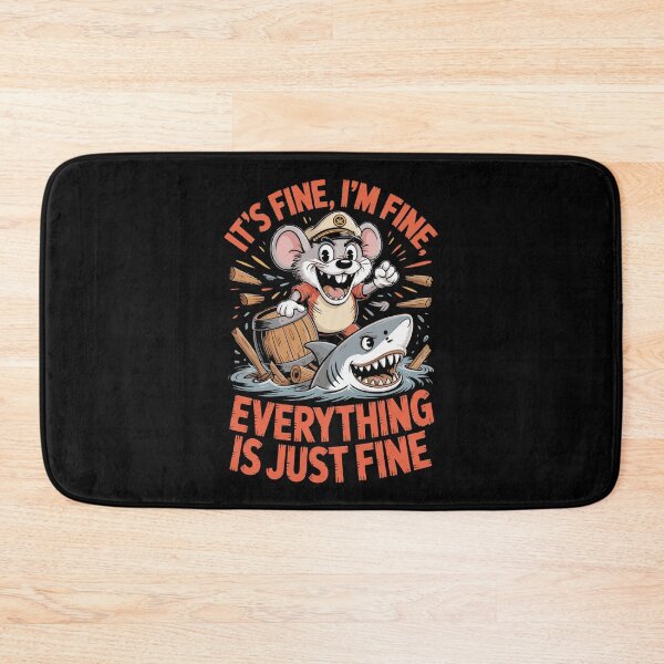 Item preview, Everything is Just Fine designed and sold by 89BLACK.