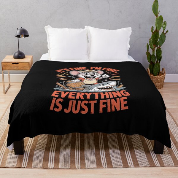 Item preview, Everything is Just Fine designed and sold by 89BLACK.