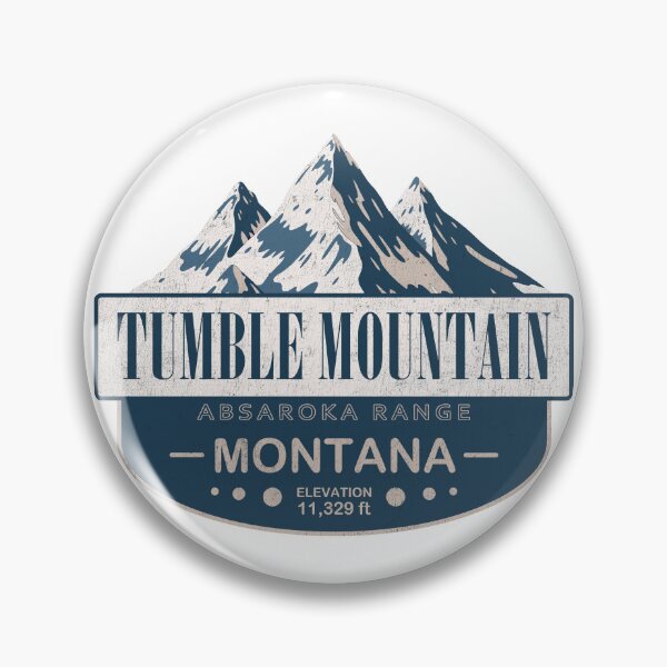Item preview, Tumble Mountain, Absaroka Range, Montana Mountain Badge designed and sold by Wanderful-roads.