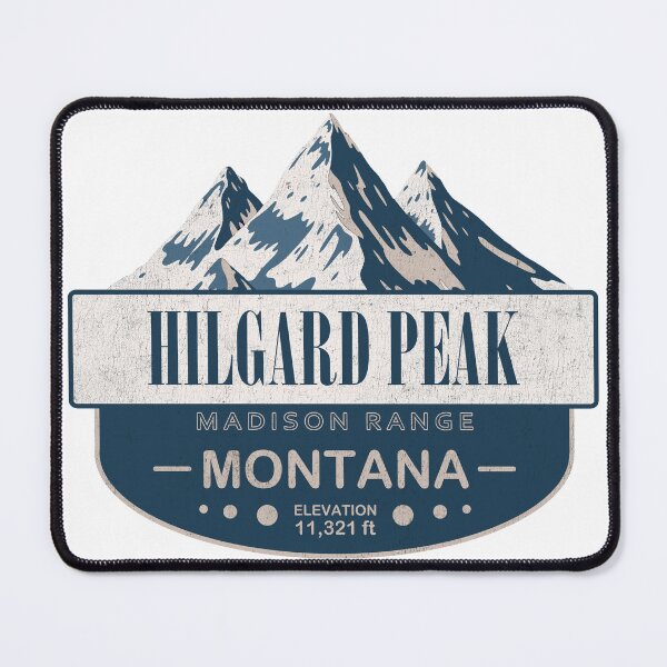 Item preview, Hilgard Peak, Madison Range, Montana Mountain Badge designed and sold by Wanderful-roads.