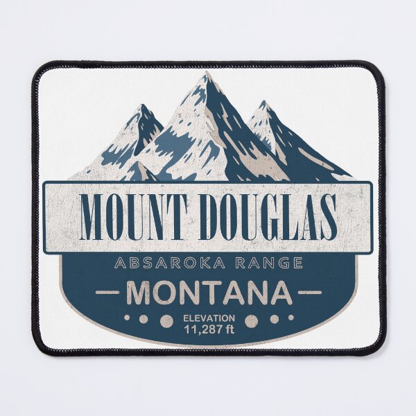 Item preview, Mount Douglas, Absaroka Range, Montana Mountain Badge designed and sold by Wanderful-roads.
