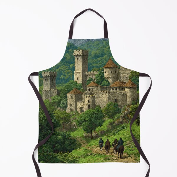 Item preview, Riders Approaching Castle in the Green Hills designed and sold by Piotrek0001.
