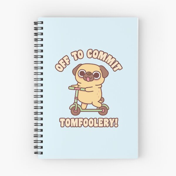 Item preview, Cute Pug On Kick Scooter Off To Commit Tomfoolery designed and sold by rustydoodle.