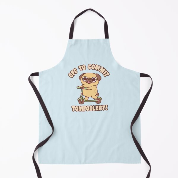 Item preview, Cute Pug On Kick Scooter Off To Commit Tomfoolery designed and sold by rustydoodle.