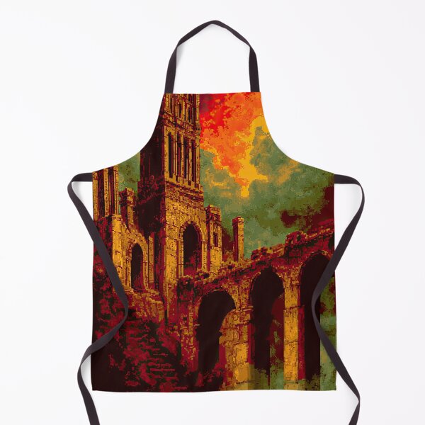 Item preview, Ancient Fiery Ruins Under a Red Sky designed and sold by Piotrek0001.