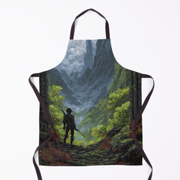 Item preview, Warrior Overlooking a Misty Valley Tower designed and sold by Piotrek0001.