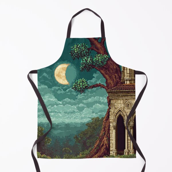 Item preview, Crescent Moon Over an Ancient Ruin designed and sold by Piotrek0001.