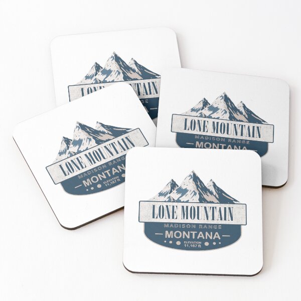 Item preview, Lone Mountain, Madison Range, Montana Mountain Badge designed and sold by Wanderful-roads.