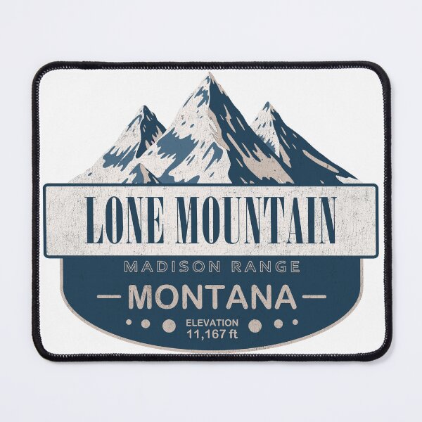 Item preview, Lone Mountain, Madison Range, Montana Mountain Badge designed and sold by Wanderful-roads.