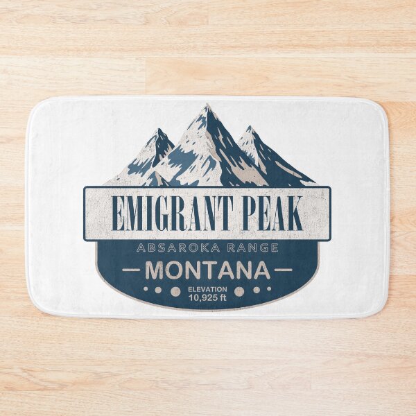 Item preview, Pico Emigrant, Cordillera Absaroka, Insignia de Montaña de Montana designed and sold by Wanderful-roads.
