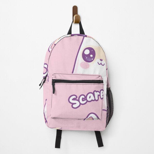 Item preview, Scaredy cat in a ghost costume designed and sold by CollieCreates.