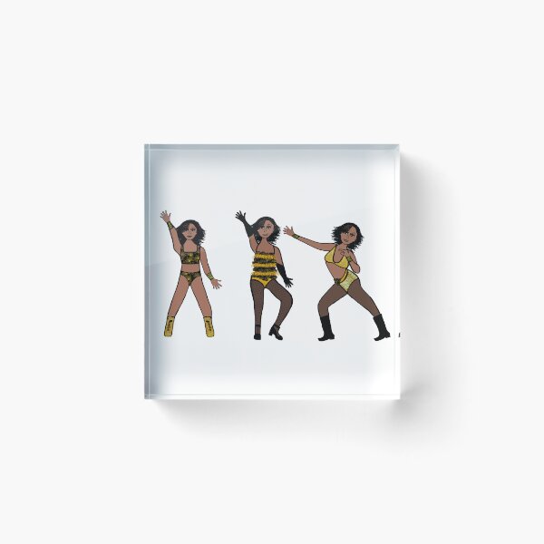 Aperçu de l'œuvre Danseuse tri-style / Majorette Or et Noir A créée et vendue par TheStyleofU.