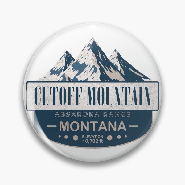 Item preview, Cutoff Mountain, Absaroka Range, Montana Mountain Badge designed and sold by Wanderful-roads.