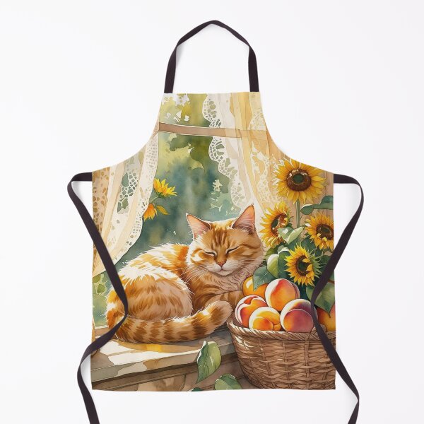 Item preview, Peaches & Paws – A Cottagecore Kitchen Glow designed and sold by Deezyned.