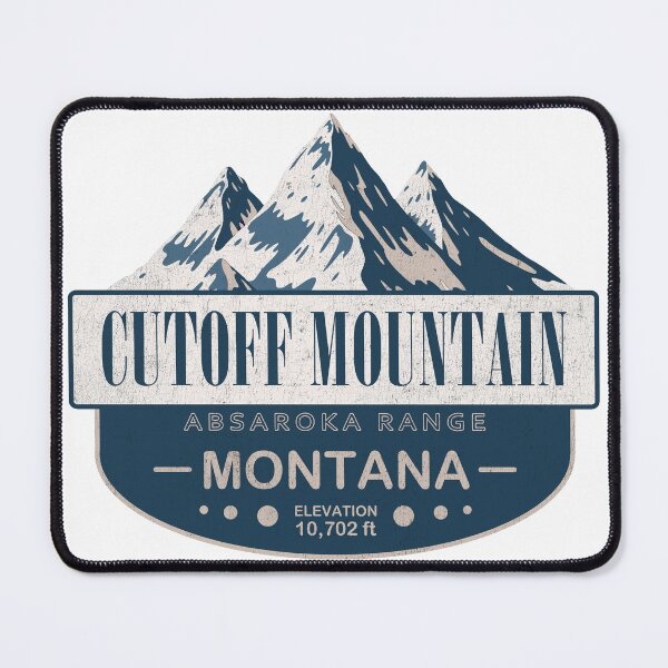 Item preview, Cutoff Mountain, Absaroka Range, Montana Mountain Badge designed and sold by Wanderful-roads.