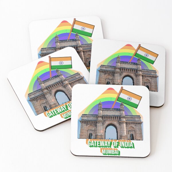Item preview, Gateway of India Mumbai with Indian Flag Tiranga Design | Patriotic Monument & Cultural Pride Art designed and sold by ArtsyExplorer.