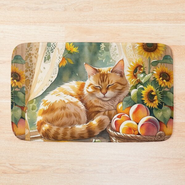 Item preview, Peaches & Paws – A Cottagecore Kitchen Glow designed and sold by Deezyned.